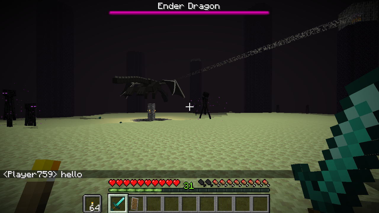 Minecraft gameplay